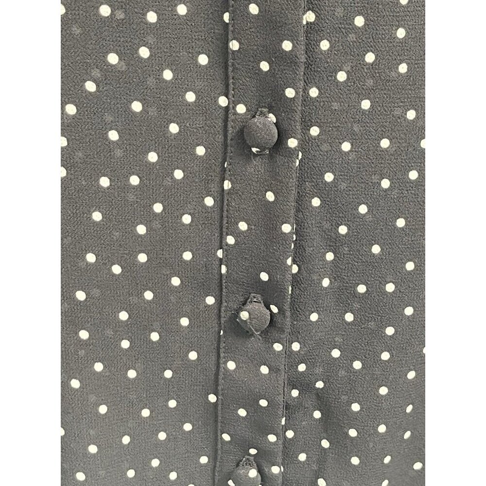 Reformation Black and White Polka Dot Blouse - Picture 3 of 7